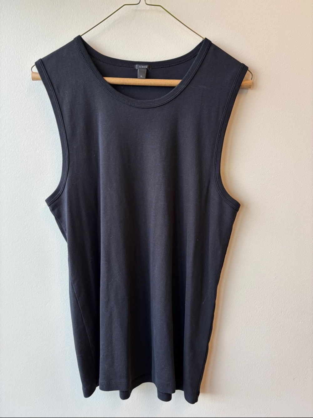 J.Crew Black Crewneck Tee tank top